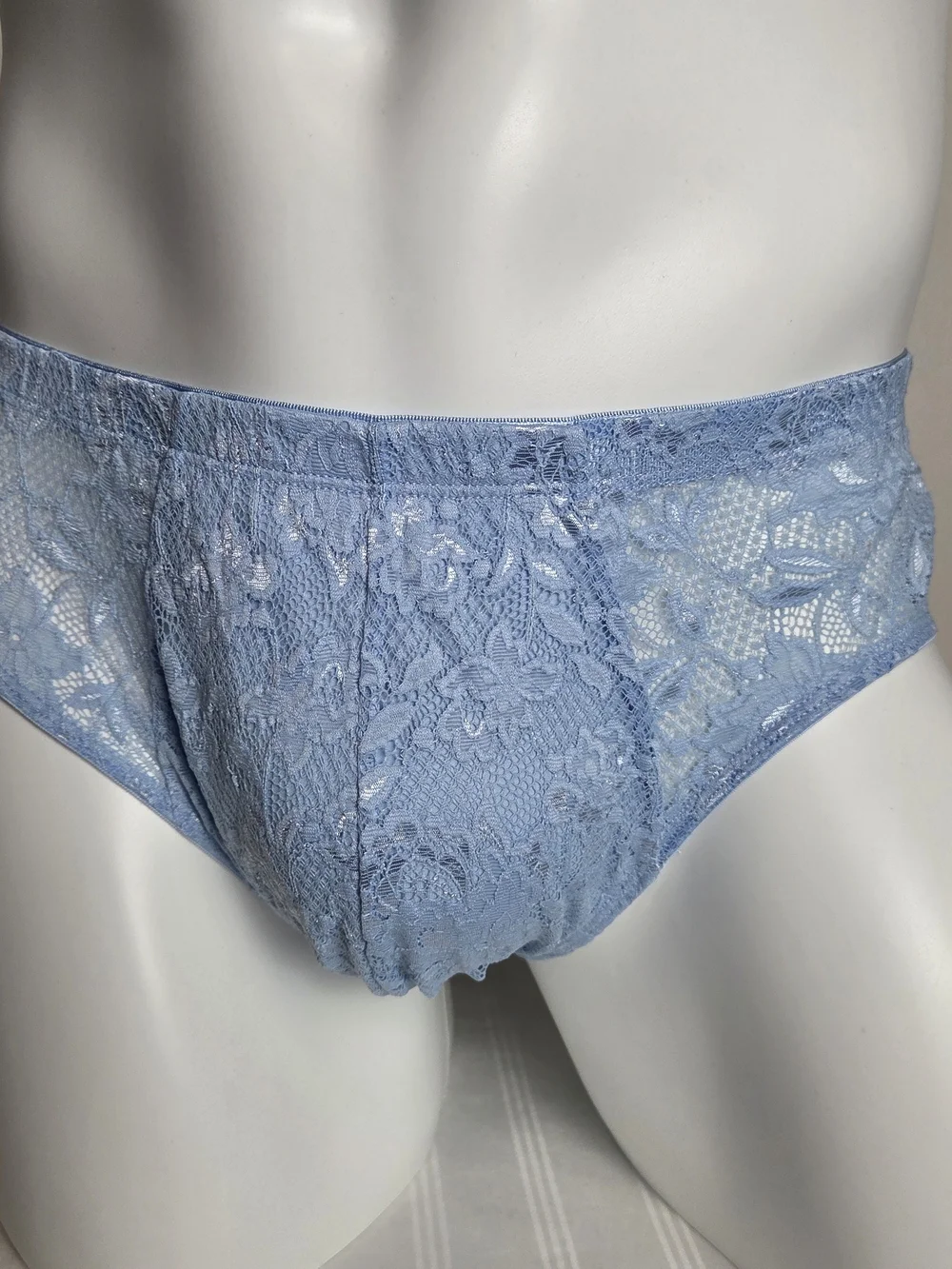 Cosabella Light Blue Lace Men's Briefs
